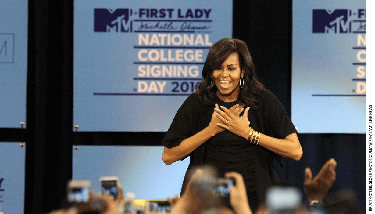 Michelle Obama on National College Signing Day